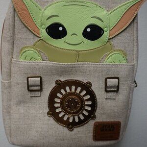 Loungefly Star Wars Mandalorian Grogu Mini Backpack Baby Yoda NEW Disney Parks